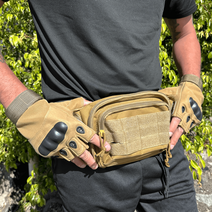 Tactical Military Fingerless Airsoft Gloves for Outdoor Sports, Paintball, and Motorcycling