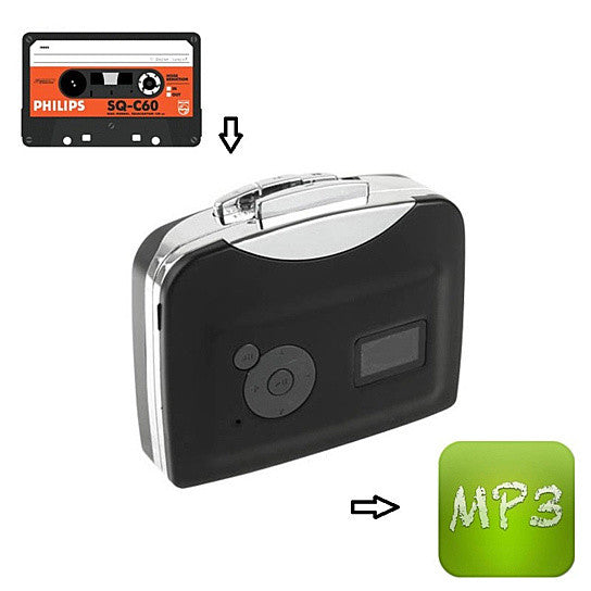 Portable Cassette To MP3 Converter No Computer Needed