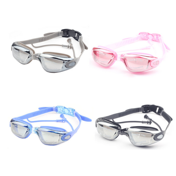 Go Go Goggles Swimming Glasses With Ear Plugs