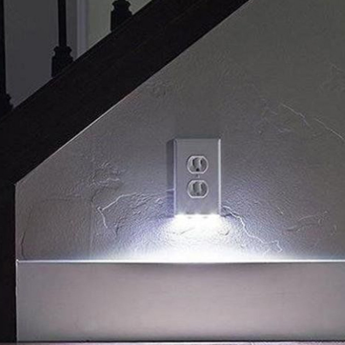 Path Lighter Auto Motion Wall Plate LED Light  2- PACK