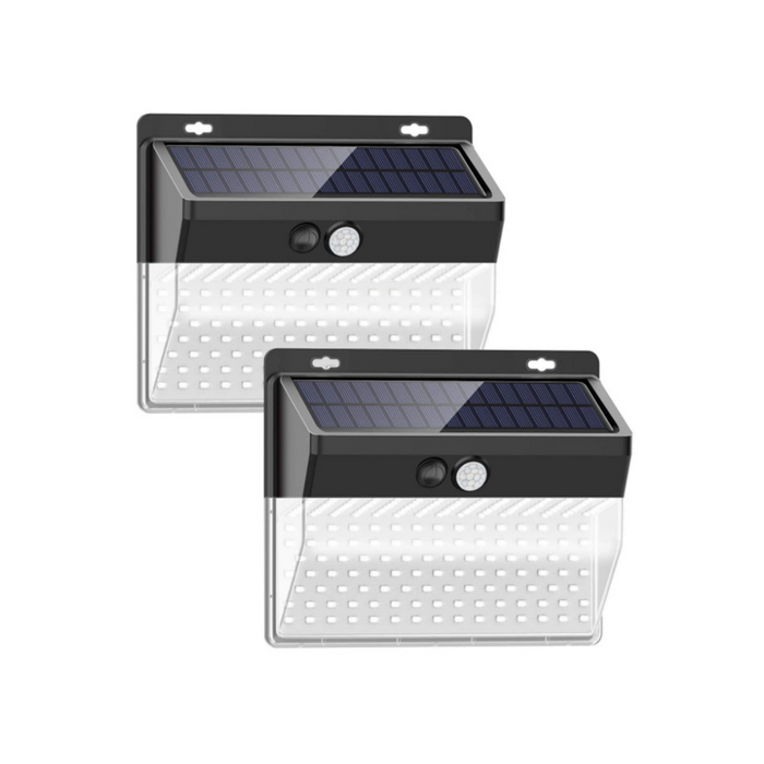 Lumina 206 LED Cluster Lights With Solar Power And Motion Sensor - 2/pack