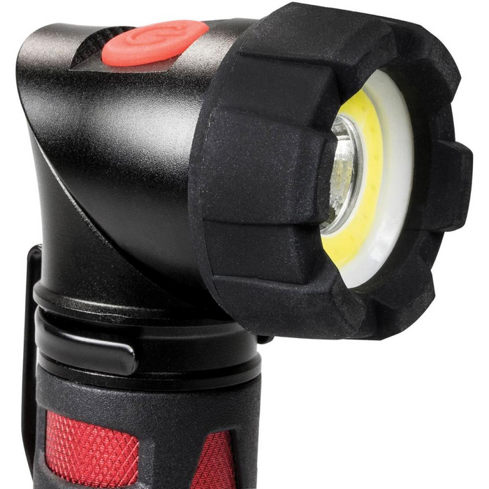 Dorcy Ultra HD Series COB Swivel Flashlight - AAA - Metal - Black, Red