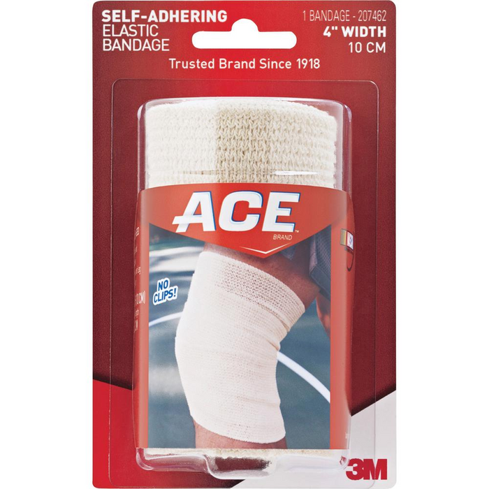 Ace Self-adhering Elastic Bandage - 4" - 1Each - Tan