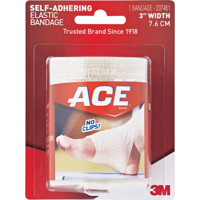 Ace Self-adhering Elastic Bandage - 3" - 1Each - Tan