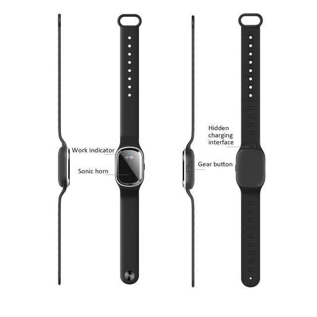 Super Shield Mosquito Repellent Watch Band Ultrasonic And Electronic