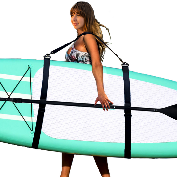 Adjustable Surfboard Shoulder Carry Strap, Black