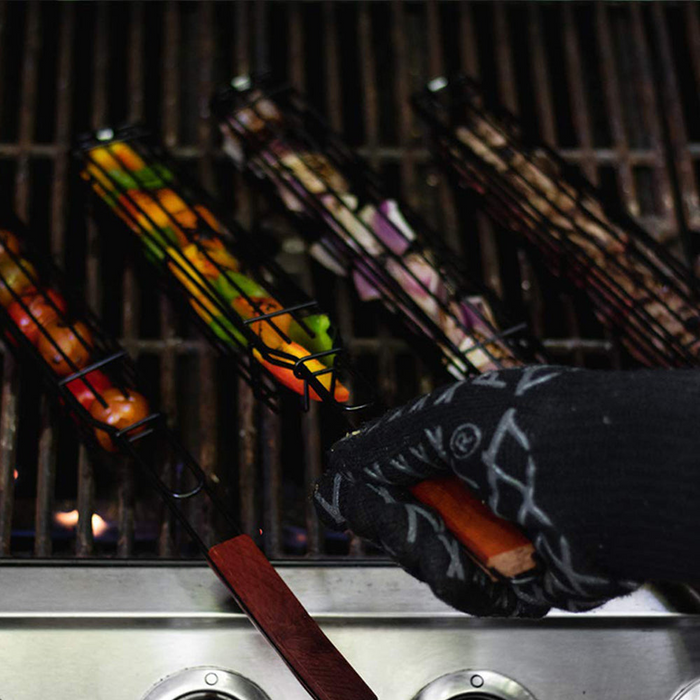 L'Chaim Meats BBQ Grill Mesh Stainless Steel Tools Kitchen Accessories