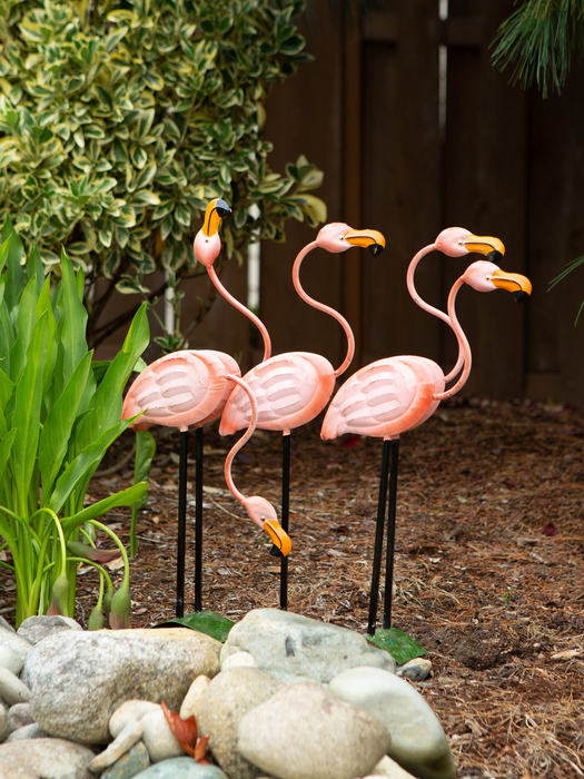 Flamingo Flock Lawn Ornament