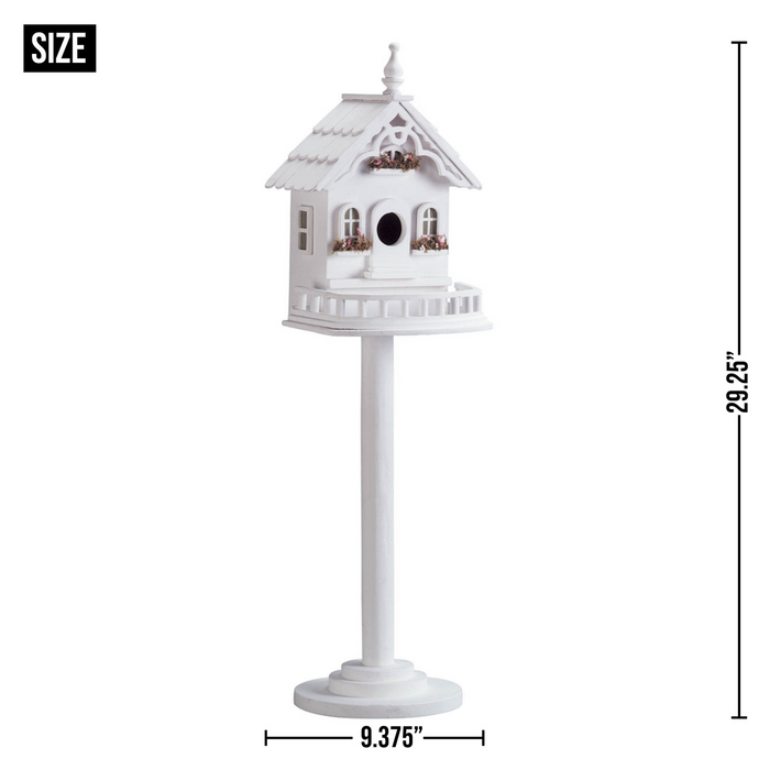 Victorian Pedestal Bird House