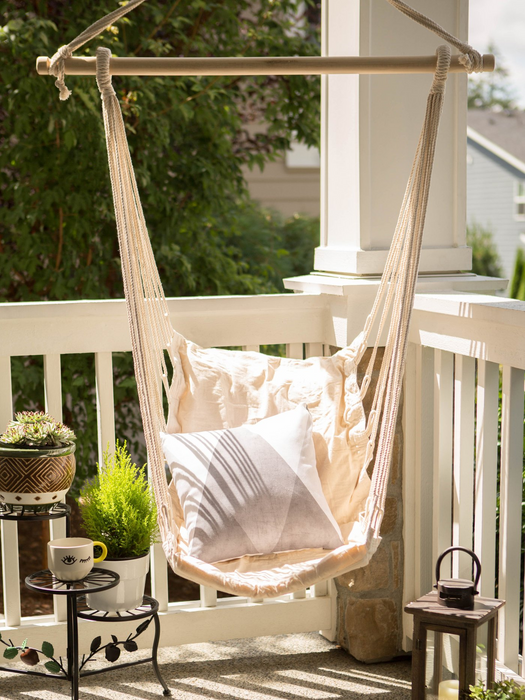 Padded Cotton Swinging Chair
